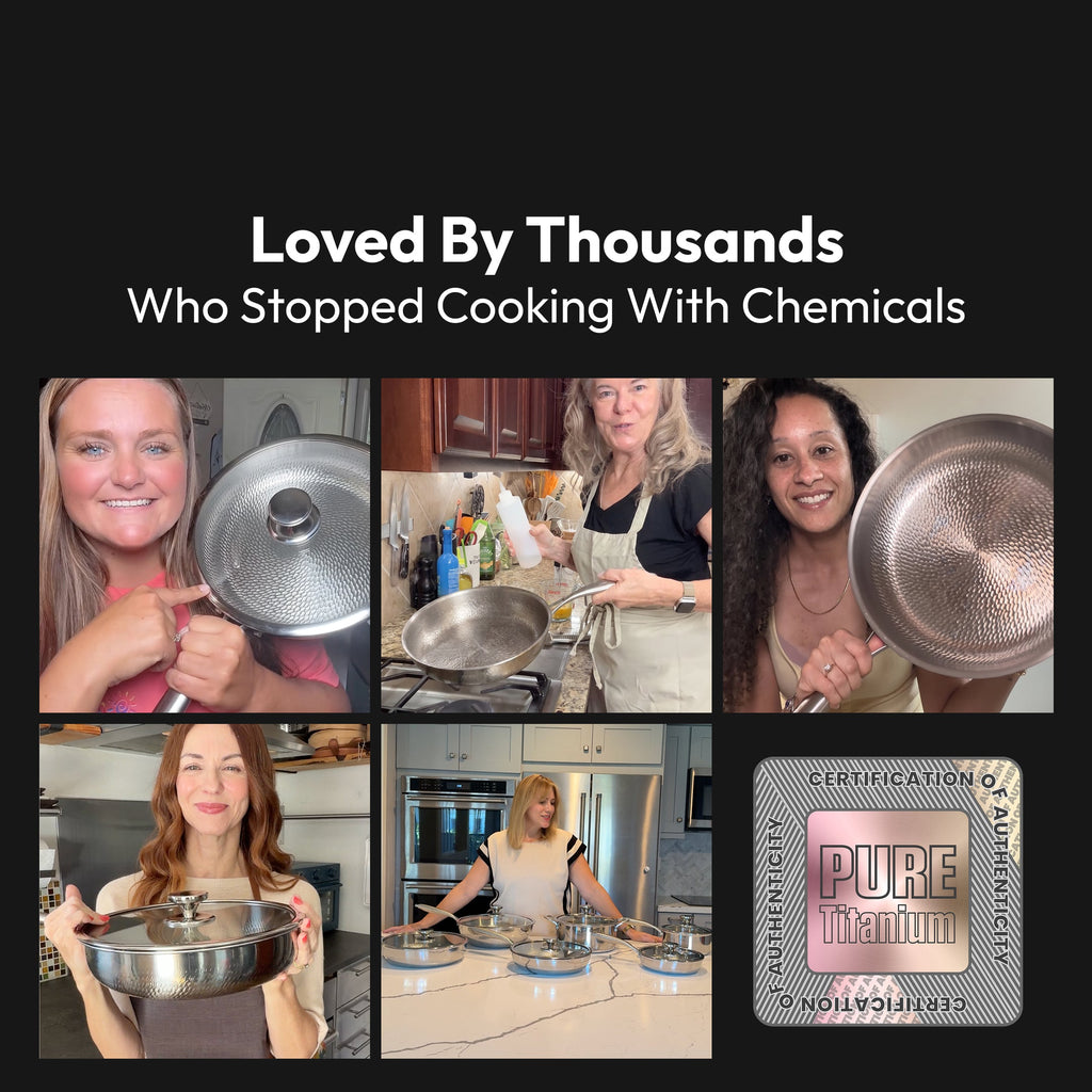 Hammered Titanium Pan™