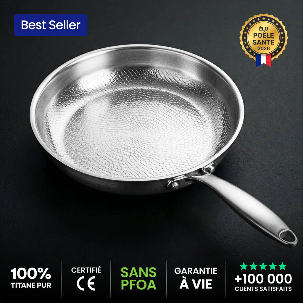 Poêle 100% Titane Pur — TITANOX®