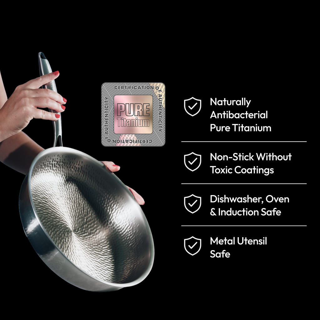 Hammered Titanium Pan™